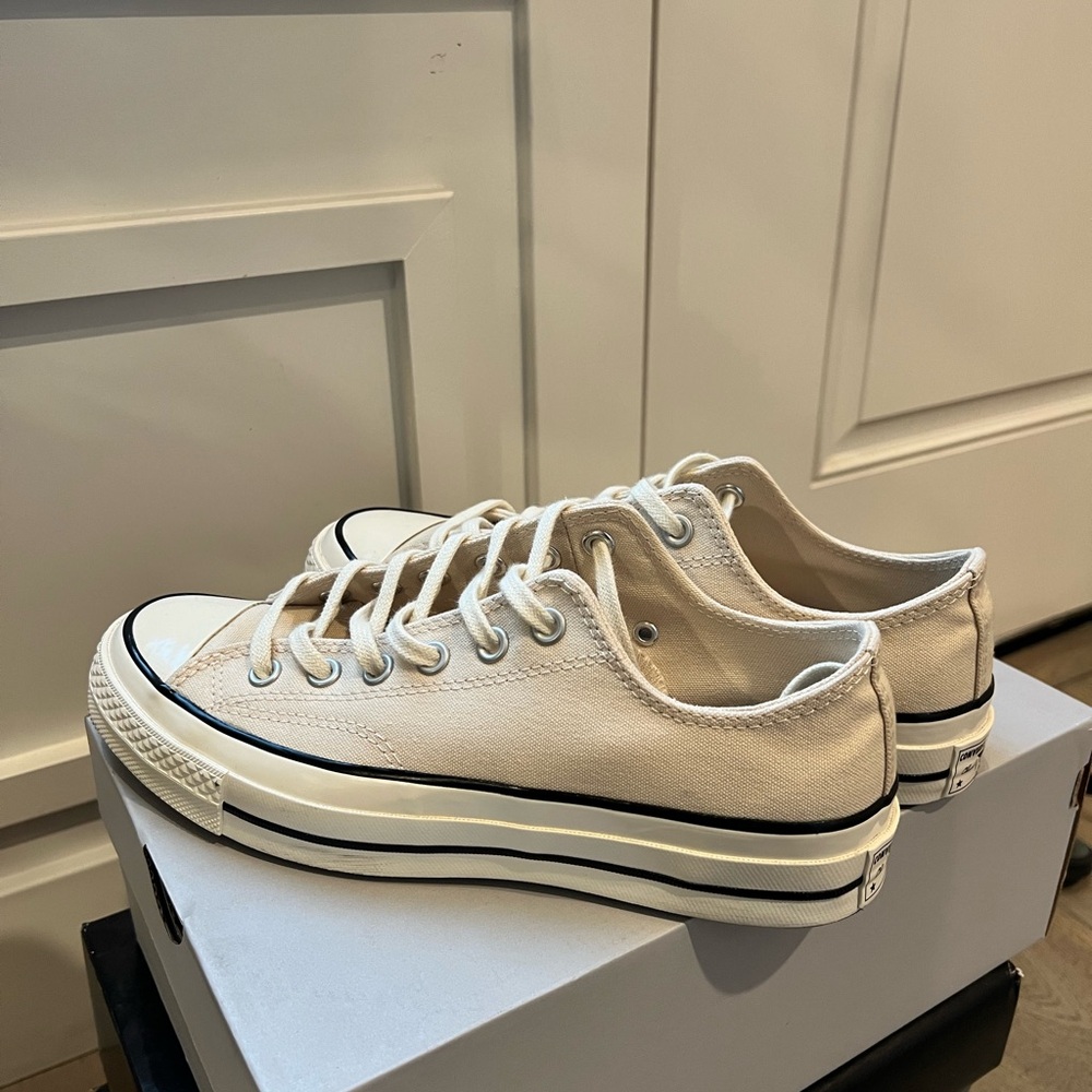 Converse White Low-Top Sneakers